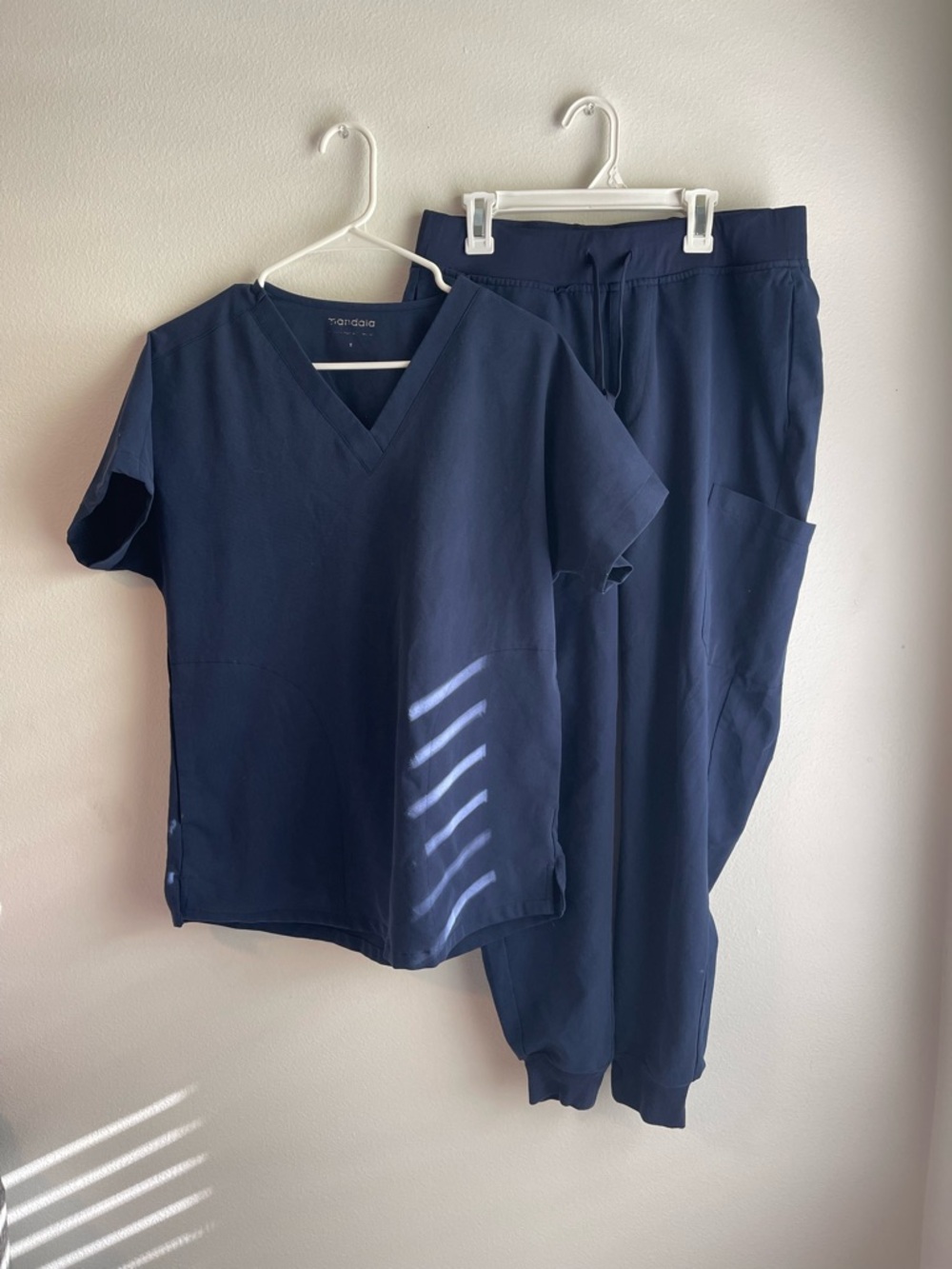 Women's Navy Scrub Set